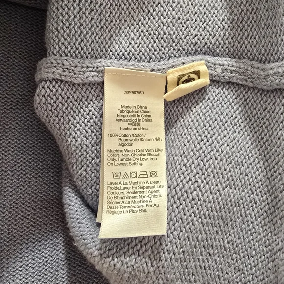 Madewell Conway Pullover Sweater In Craft Blue Size S - Picture 7 of 8